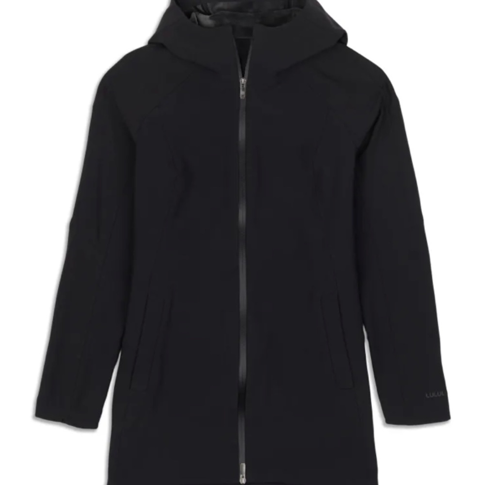 EUC Lululemon Repelshell Rain Jacket Grey Size 4